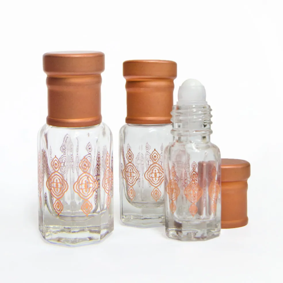 Copper Top Design Empty Bottle Dozen 3ml