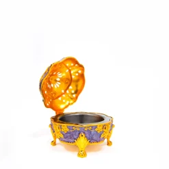 Lilac Enamel Gold Hinged Burner GIB022